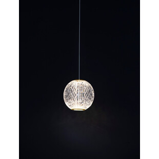 Lampa wisząca Jewels: Szklana kula, złoto, LED - Decolab24