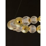 Lampa wisząca Conti - Złote kule, LED, Glamour | Decolab24