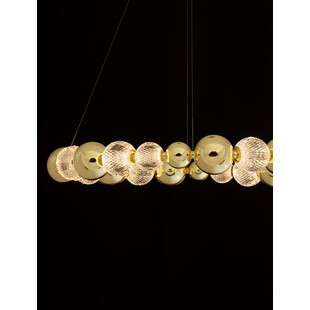 Lampa wisząca Conti - Złote kule, LED, Glamour | Decolab24