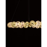 Lampa wisząca Conti - Złote kule, LED, Glamour | Decolab24