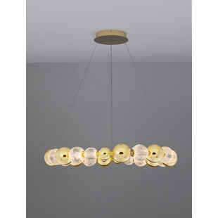 Lampa wisząca Conti - Złote kule, LED, Glamour | Decolab24