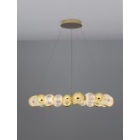 Lampa wisząca Conti - Złote kule, LED, Glamour | Decolab24