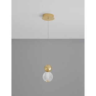 Lampa wisząca Conti LED złota - Glamour i elegancja | Decolab24