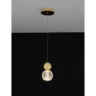Lampa wisząca Conti LED złota - Glamour i elegancja | Decolab24