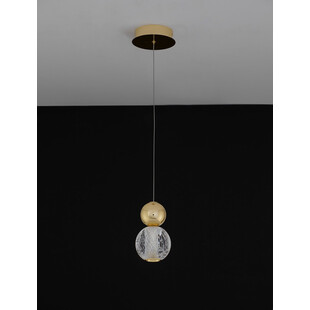 Lampa wisząca Conti LED złota - Glamour i elegancja | Decolab24