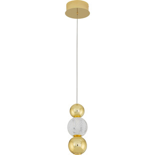 Lampa wisząca Conti LED złota - Glamour | Decolab24