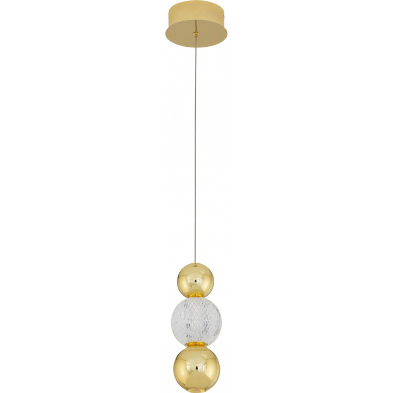 Lampa wisząca Conti LED złota - Glamour | Decolab24