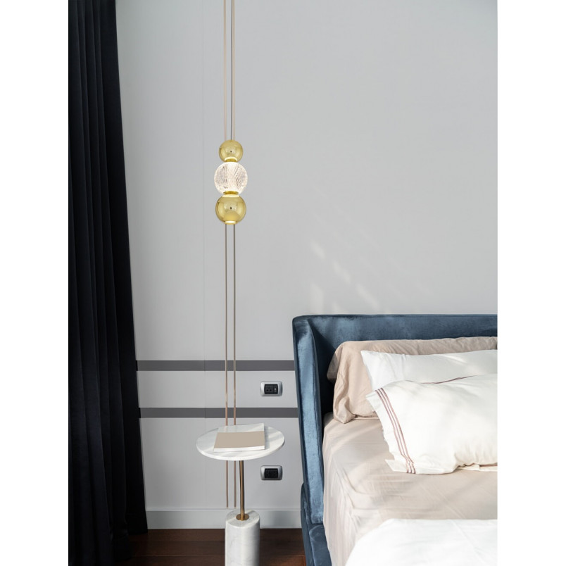 Lampa wisząca Conti LED złota - Glamour | Decolab24