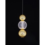 Lampa wisząca Conti LED złota - Glamour | Decolab24