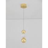 Lampa wisząca Conti LED złota - Glamour | Decolab24