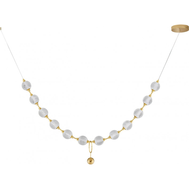 Lampa Wisząca Jewels: Złote Kule, LED | Decolab24