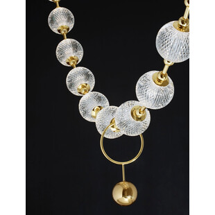 Lampa Wisząca Jewels: Złote Kule, LED | Decolab24