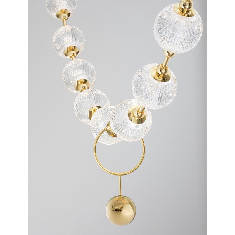 Lampa Wisząca Jewels: Złote Kule, LED | Decolab24