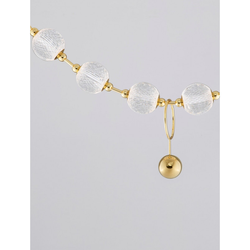Lampa Wisząca Jewels: Złote Kule, LED | Decolab24