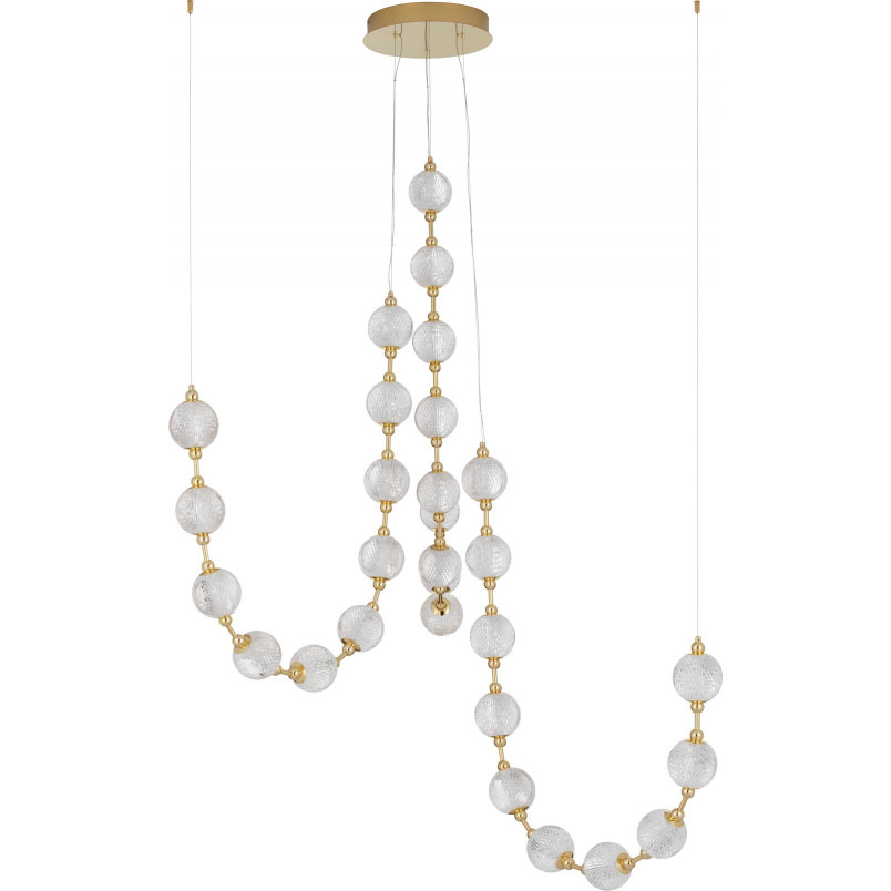 Lampa wisząca Jewels - Złote kule, LED | Decolab24