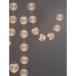 Lampa wisząca Jewels - Złote kule, LED | Decolab24