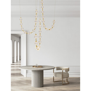 Lampa wisząca Jewels - Złote kule, LED | Decolab24