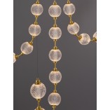 Lampa wisząca Jewels - Złote kule, LED | Decolab24