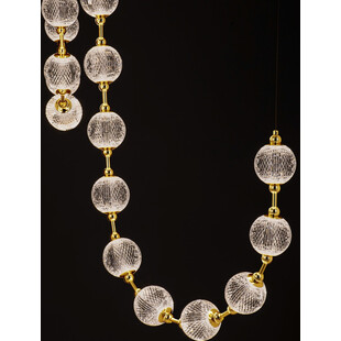 Lampa wisząca Jewels - Złote kule, LED | Decolab24