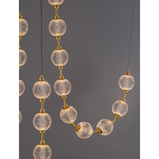 Lampa wisząca Jewels - Złote kule, LED | Decolab24