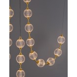Lampa wisząca Jewels - Złote kule, LED | Decolab24