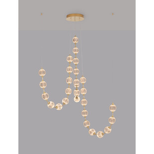 Lampa wisząca Jewels - Złote kule, LED | Decolab24