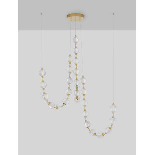 Lampa wisząca Jewels - Złote kule, LED | Decolab24