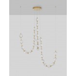 Lampa wisząca Jewels - Złote kule, LED | Decolab24