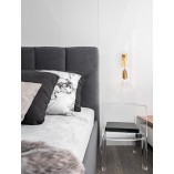 Kinkiet wiszący glamour Denno mosiężny - Decolab24