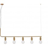 Lampa wisząca mosiężna Denno V - Elegancki design | Decolab24