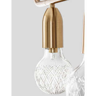 Lampa wisząca mosiężna Denno V - Elegancki design | Decolab24