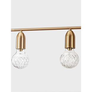 Lampa wisząca mosiężna Denno V - Elegancki design | Decolab24