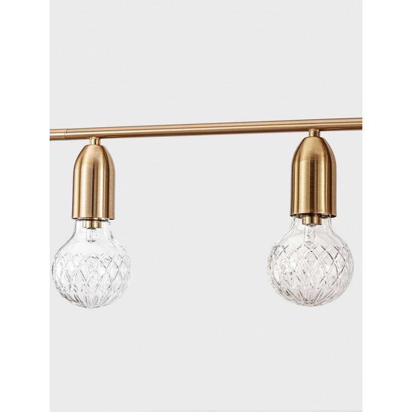 Lampa wisząca mosiężna Denno V - Elegancki design | Decolab24