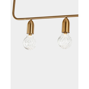 Lampa wisząca mosiężna Denno V - Elegancki design | Decolab24