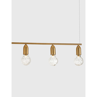 Lampa wisząca mosiężna Denno V - Elegancki design | Decolab24