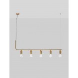 Lampa wisząca mosiężna Denno V - Elegancki design | Decolab24