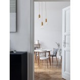 Lampa wisząca mosiężna Denno III - Elegancki design | Decolab24