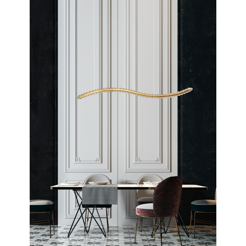 Lampa wisząca kryształowa Queen | Glamour, LED, 100cm