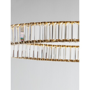 Lampa Wisząca Kryształowa Glamour Queen LED 60cm - Elegancki Design