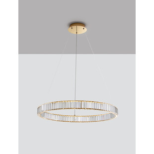 Lampa Wisząca Kryształowa Glamour Queen LED 60cm - Elegancki Design