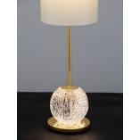 Lampka nocna Jewels | Glamour, LED, Złota - Decolab24