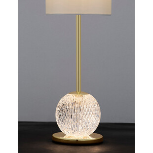 Lampka nocna Jewels | Glamour, LED, Złota - Decolab24