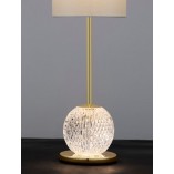 Lampka nocna Jewels | Glamour, LED, Złota - Decolab24