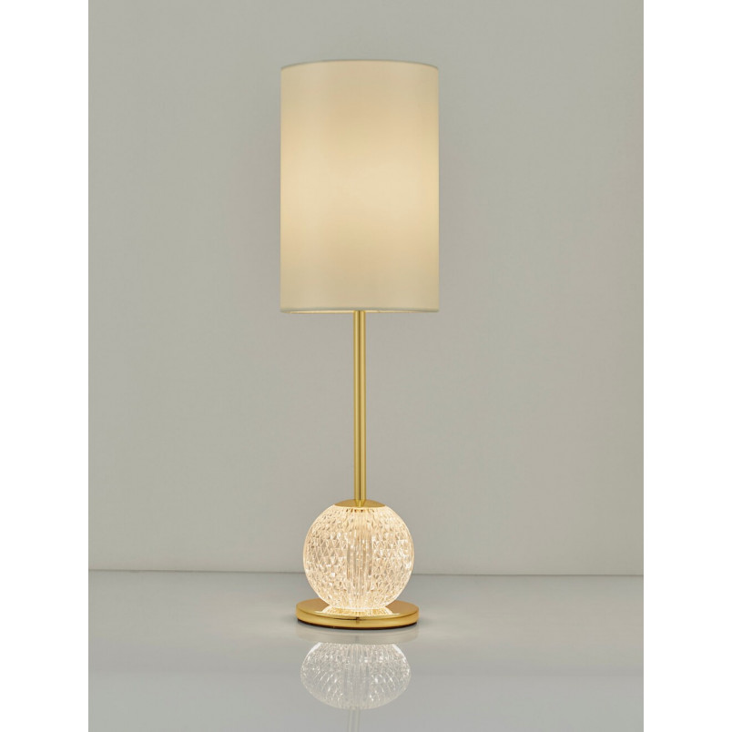 Lampka nocna Jewels | Glamour, LED, Złota - Decolab24