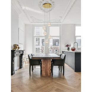 Lampa wisząca Jewels: Szklane kule, złoto, LED | Decolab24