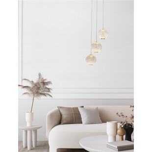 Lampa wisząca Jewels LED | Złote kule szklane | Decolab24