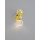 Kinkiet Glamour Conti LED Złoty - Eleganckie Oświetlenie