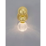 Kinkiet Glamour Conti LED Złoty - Eleganckie Oświetlenie