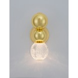 Kinkiet Glamour Conti LED Złoty - Eleganckie Oświetlenie