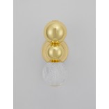 Kinkiet Glamour Conti LED Złoty - Eleganckie Oświetlenie